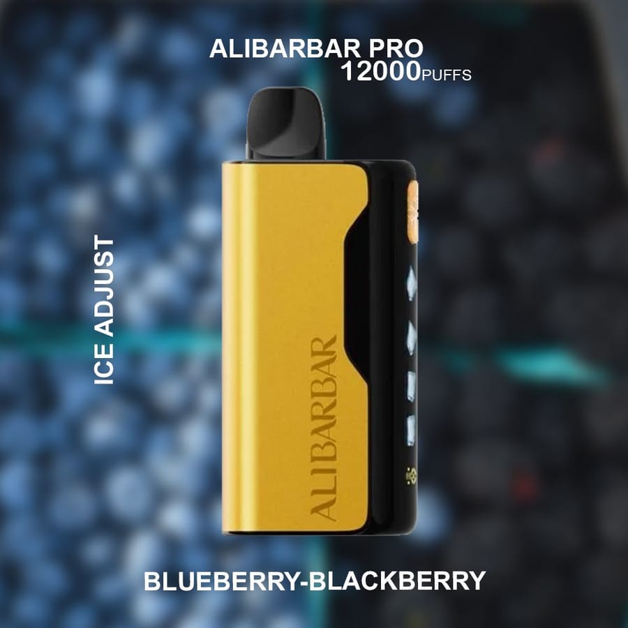 ALIBARBAR PRO ICE ADJUST BLUEBERRY-BLACKBERRY – 12000 PUFFS