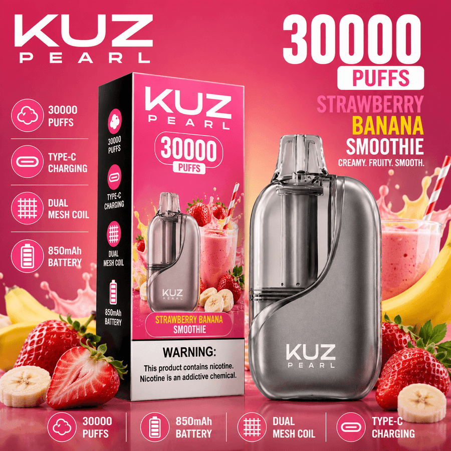KUZ PEARL STRAWBERRY BANANA SMOOTHIE